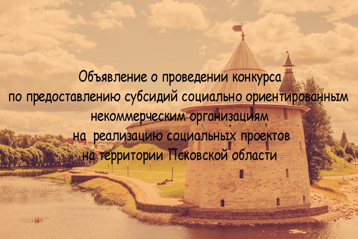 Конкурс субсидий для СОНКО Псковской области на реализацию межнациональных  социальных проектов